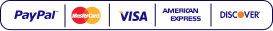 Accepted payment methods: PayPal, Mastercard, Visa, American Express, Discover