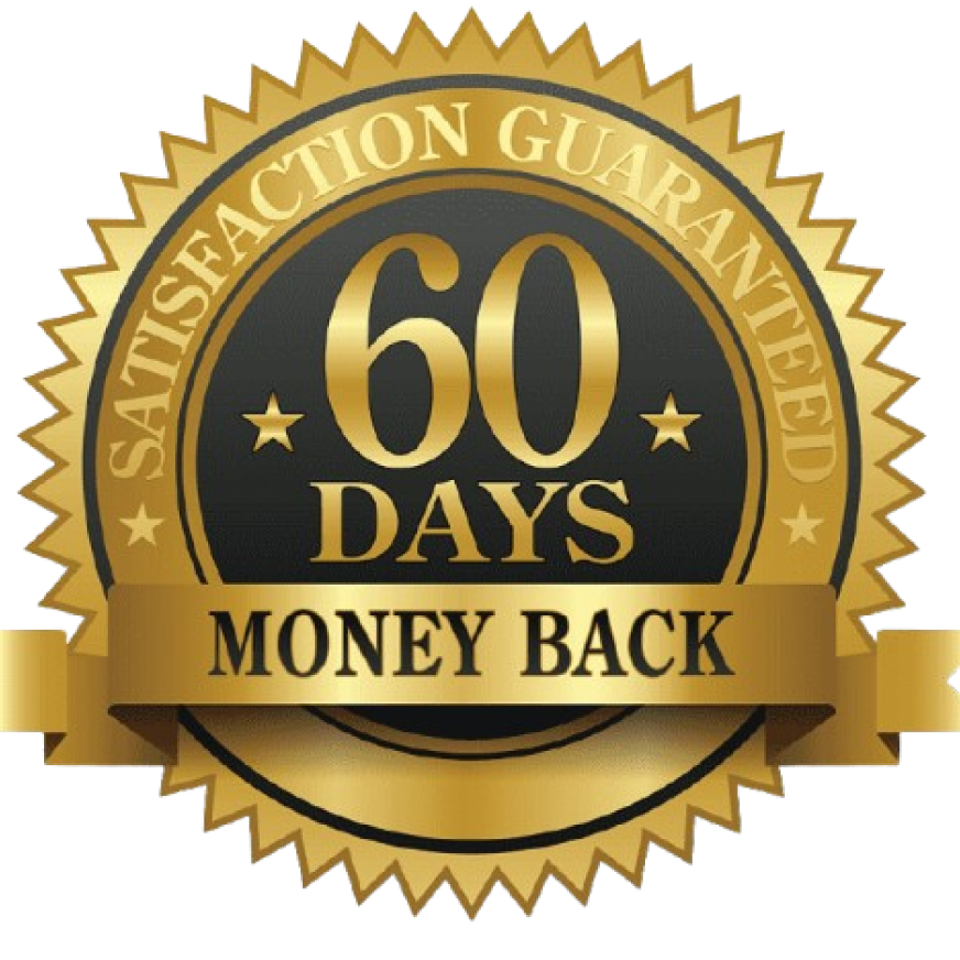 60 Days Money Back Satisfaction Guaranteed seal